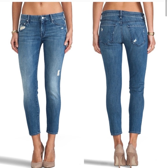 MOTHER Denim - Mother Jeans The Looker Ankle In Graffiti Girl